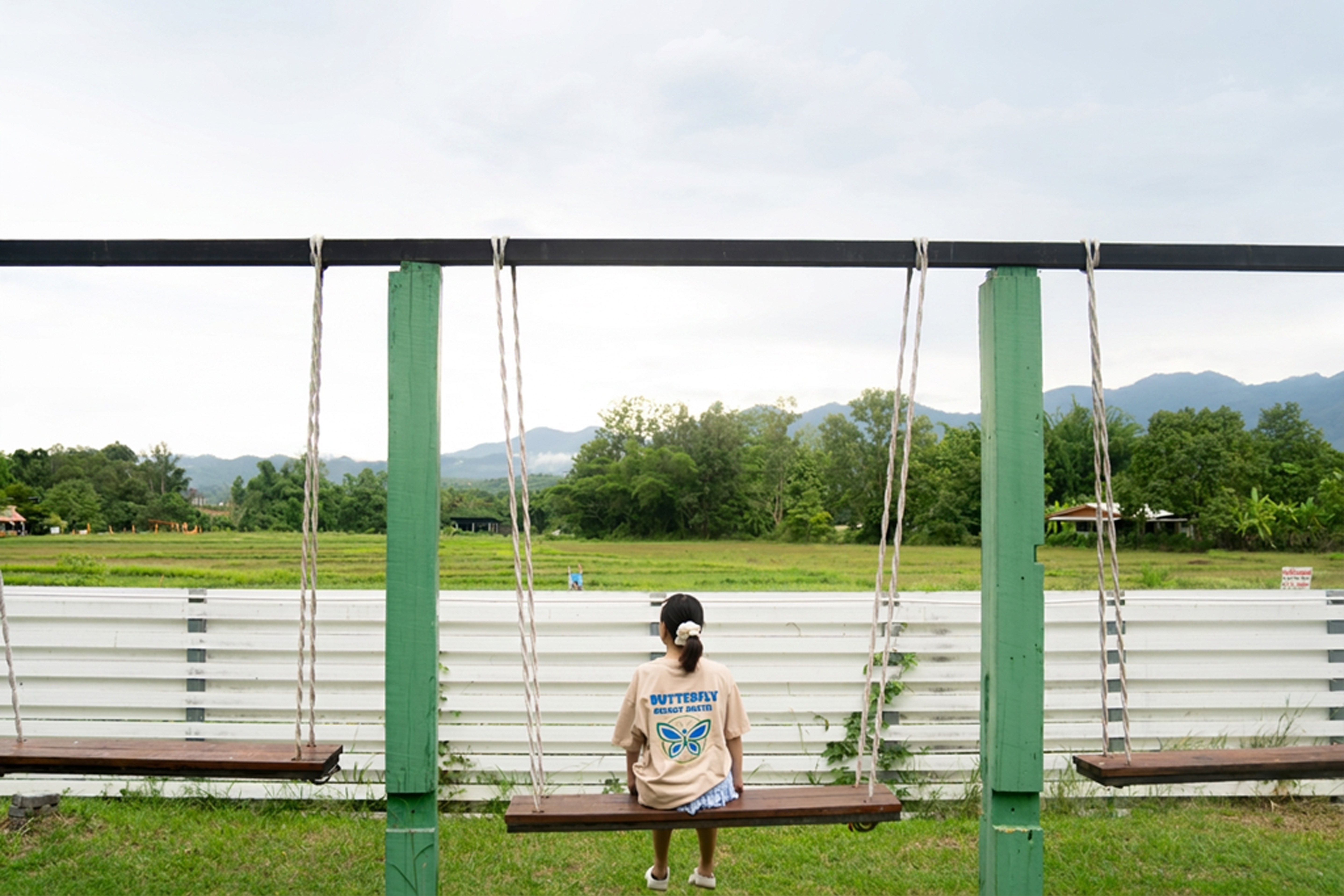 Butterfly Hostel swing